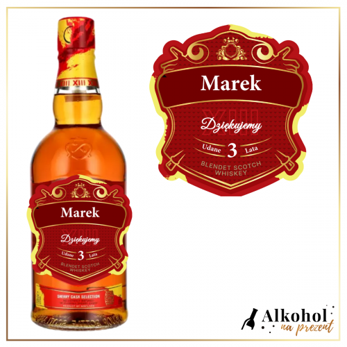 PODZIĘKOWANIA CHIVAS REGAL EXTRA 13YO SHERRY - PREZENT NA PODZIĘKOWANIA