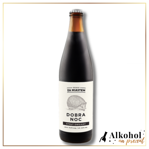 PIWO DOBRA NOC STOUT OWSIANY BROWAR ZA MIASTEM 0.5L