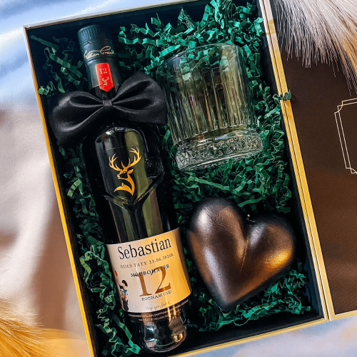 DZIEŃ TATY ZESTAW GLENFIDDICH 18YO ZE ŚWIECZKĄ I SZKLANKĄ - PREZENT NA DZIEŃ TATY