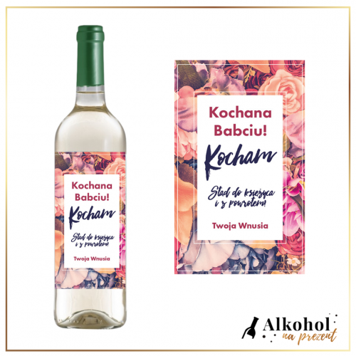 KWIATOWA BABCIA WINO MONTE MILLA AIREN - POMYSŁ NA PREZENT DLA BABCI