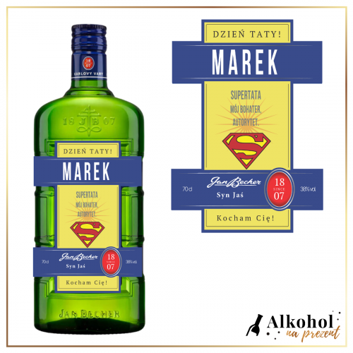 SUPERTATA LIKIER ZIOŁOWY BECHEROVKA - PREZENT NA DZIEŃ TATY