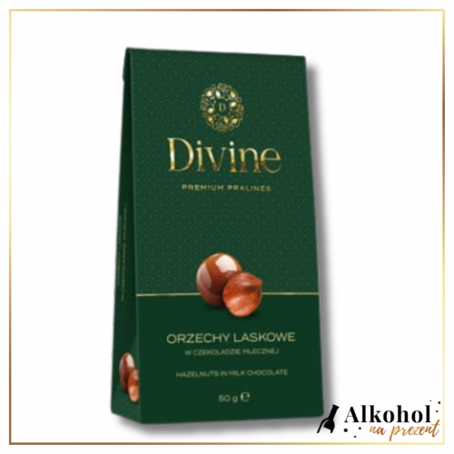 ORZECHY LASKOWE W CZEKOLADZIE MLECZNEJ DIVINE 50G