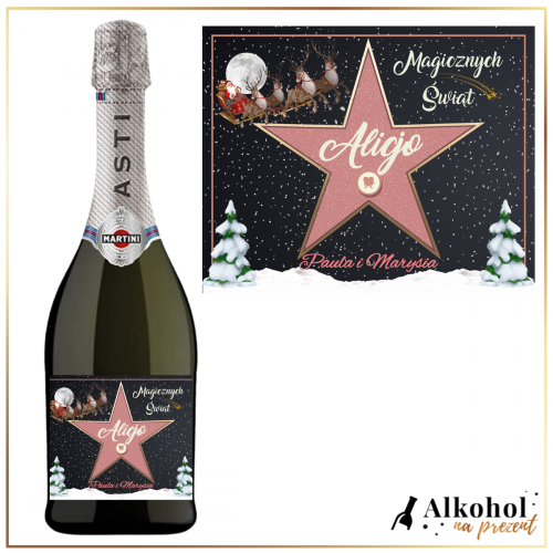 MAGICZNE ŚWIĘTA SANIE MIKOŁAJA MARTINI ASTI - PREZENT NA BOŻE NARODZENIE