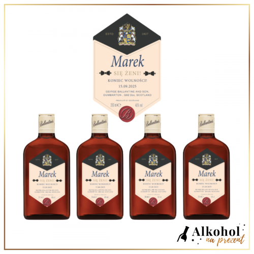WIECZÓR KAWALERSKI MINI BALLANTINE'S - PREZENT NA WIECZÓR KAWALERSKI