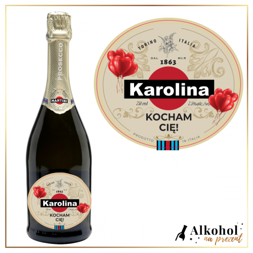 MIŁOSNE MARTINI PROSECCO - PREZENT NA WALENTYNKI
