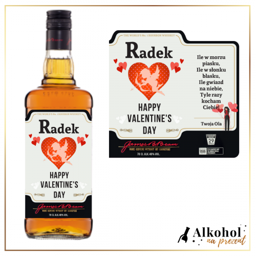 STRZAŁA AMORA JIM BEAM WHITE - PREZENT DLA NIEGO