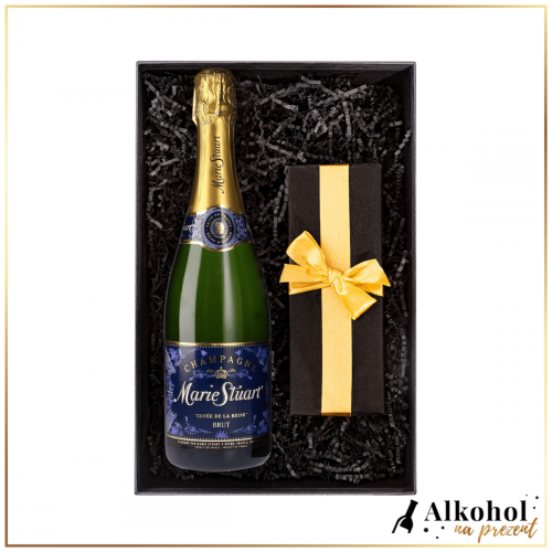 ŚWIĄTECZNY ZESTAW SZAMPAN MARIE STUART REINE - ZESTAW PREZENTOWY NA ŚWIĘTA BOŻEGO NARODZENIA