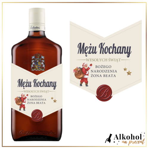 ŚWIĘTY MIKOŁAJ BALLANTINE'S - PREZENT NA BOŻE NARODZENIE