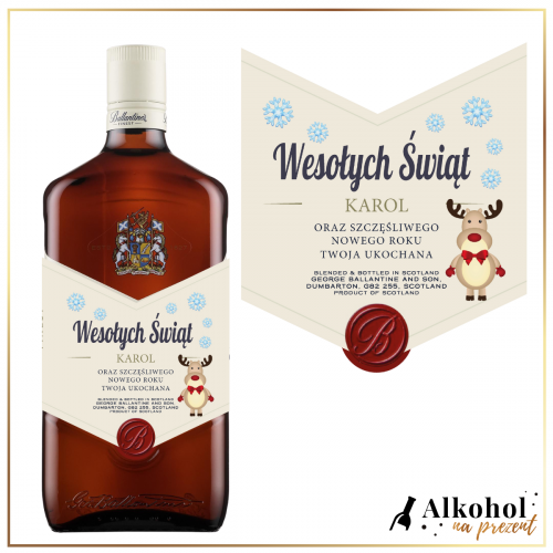 ŚNIEŻNY RENIFER BALLANTINE'S