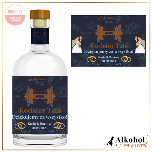 PODZIĘKOWANIA DLA TATY JONSTON POLISH DRY GIN