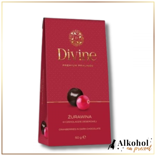 ŻURAWINA W CZEKOLADZIE DESEROWEJ DIVINE 50G