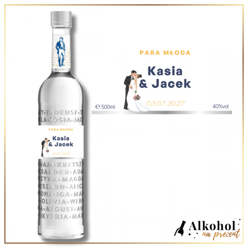 PARA MŁODA WÓDKA PAN TADEUSZ - PREZENT DLA NOWOŻEŃCÓW