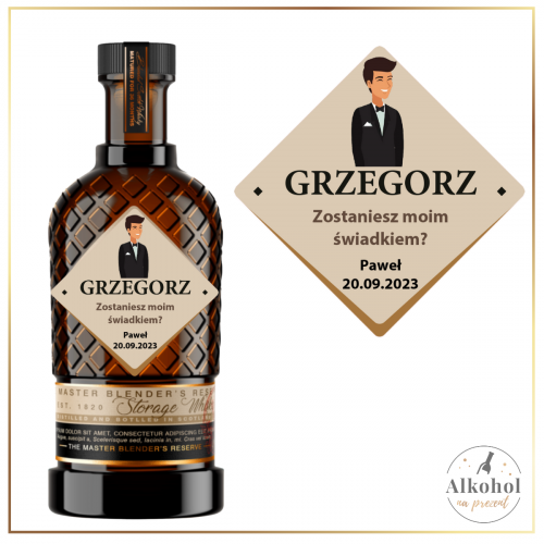 ZOSTANIESZ MOIM ŚWIADKIEM? STORAGE WHISKY - PREZENT DLA ŚWIADKA