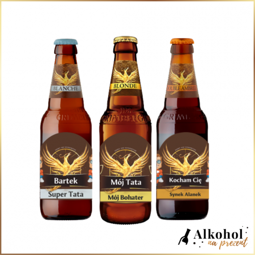 BOHATER ZESTAW PIW GRIMBERGEN - PREZENT NA DZIEŃ OJCA