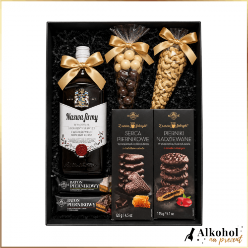 JEMIOŁA BALLANTINE'S ZESTAW ZE SŁODYCZAMI - PREZENT NA ŚWIĘTA BOŻEGO NARODZENIA