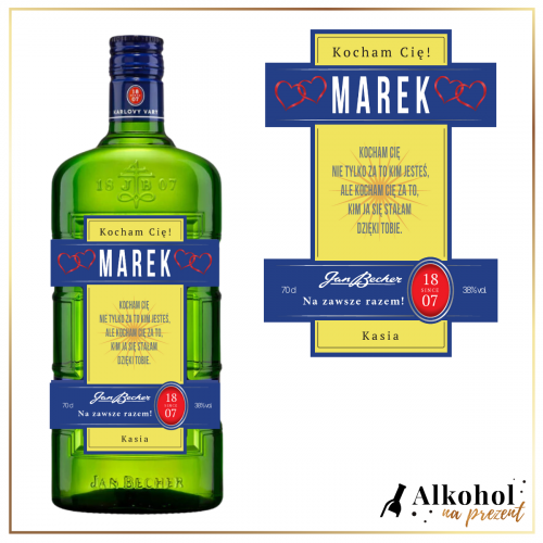 MIŁOSNY LIKIER ZIOŁOWY BECHEROVKA - PREZENT NA WALENTYNKI