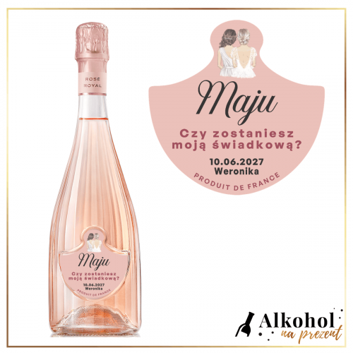 ŚWIADKOWA FREIXENET ROSE ROYAL - PREZENT DLA ŚWIADKOWEJ