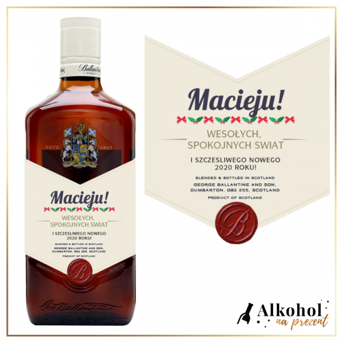 WESOŁYCH, SPOKOJNYCH ŚWIĄT BALLANTINE'S