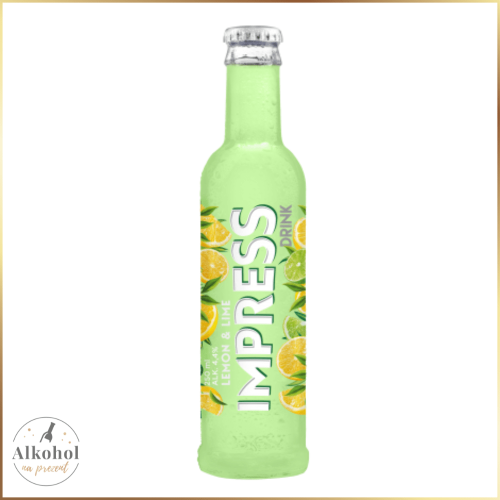 DRINK SOBIESKI IMPRESS LEMON&LIME 0.25L