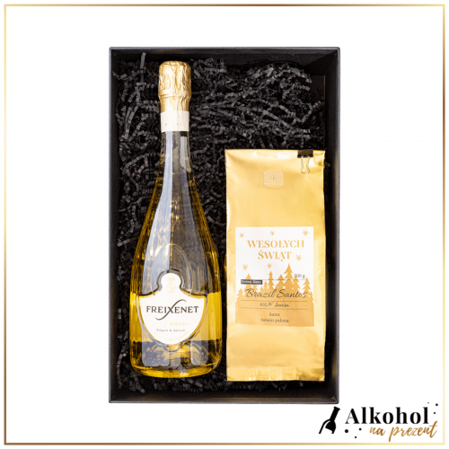 ŚWIĄTECZNY ZESTAW FREIXENET BRUT ROYAL - ZESTAW PREZENTOWY NA ŚWIĘTA BOŻEGO NARODZENIA