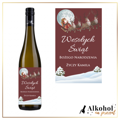 SANIE MIKOŁAJA WINO ERNST LUDWIG RIESLING - PREZENT NA ŚWIĘTA