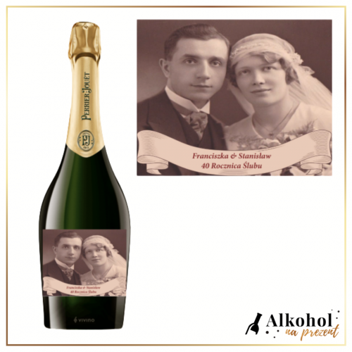 ZE ZDJĘCIAMI BANNER SZAMPAN PERRIER JOUET GRAND BRUT