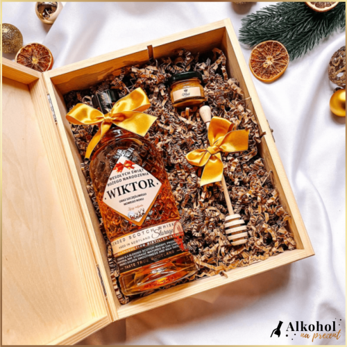 SANIE MIKOŁAJA STORAGE + SKRZYNKA Z NADRUKIEM - PREZENT NA ŚWIĘTA