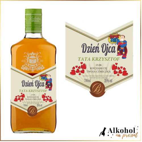 DZIEŃ OJCA BALLANTINE'S BRASIL-WHISKY NA PREZENT DLA TATY