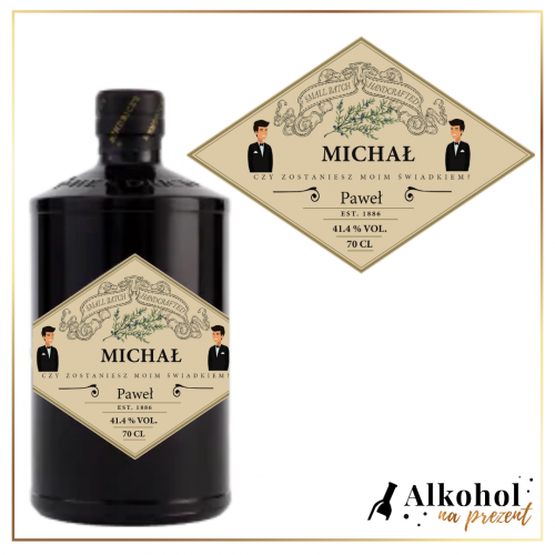 CZY ZOSTANIESZ MOIM ŚWIADKIEM? HENDRICK'S GIN- PREZENT DLA ŚWIADKA