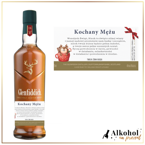 ŚWIĄTECZNE WHISKY GLENFIDDICH 18YO - PREZENT NA BOŻE NARODZENIE