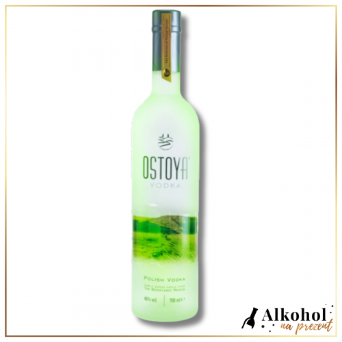 WÓDKA OSTOYA W PODŚWIETLANEJ BUTELCE - ELEGANCKI DODATEK DO WYSTROJU