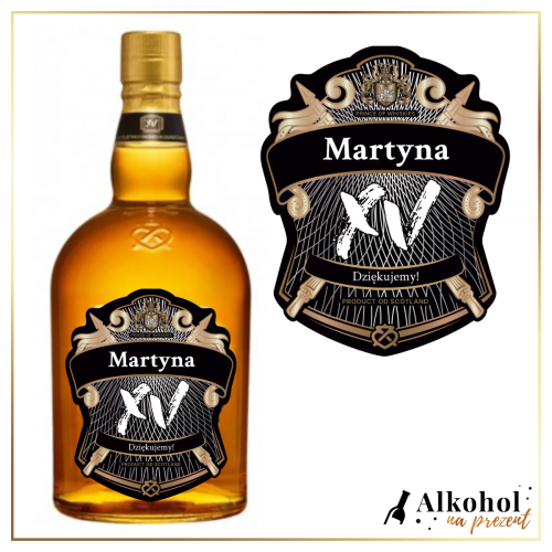 PODZIĘKOWANIA WHISKY CHIVAS REGAL XV - PREZENT NA PODZIĘKOWANIA