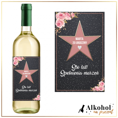 20 URODZINY ALEJA GWIAZD WINO MONTE MILLA AIREN - PREZENT Z OKAZJI 20 URODZIN