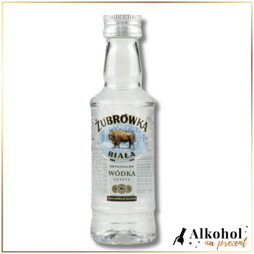WÓDKA ŻUBRÓWKA BIAŁA 50ML