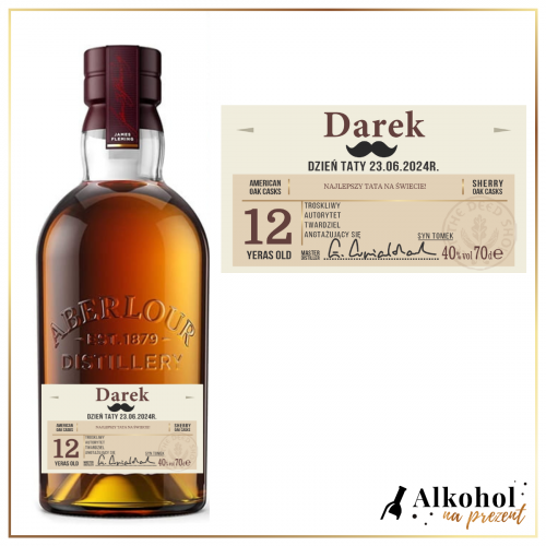 DZIEŃ TATY WHISKY ABERLOUR 12YO - PREZENT NA DZIEŃ TATY