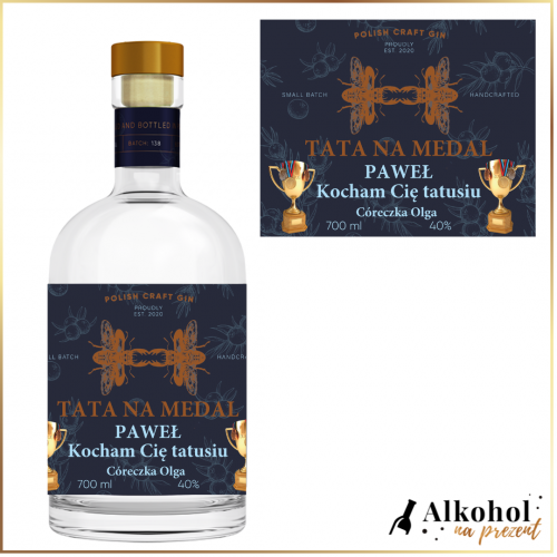 TATA NA MEDAL JONSTON POLISH DRY GIN