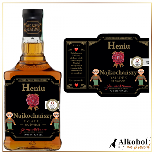 DZIEŃ DZIADKA JIM BEAM BLACK- PREZENTY DLA DZIADKA NA ŚWIĘTA