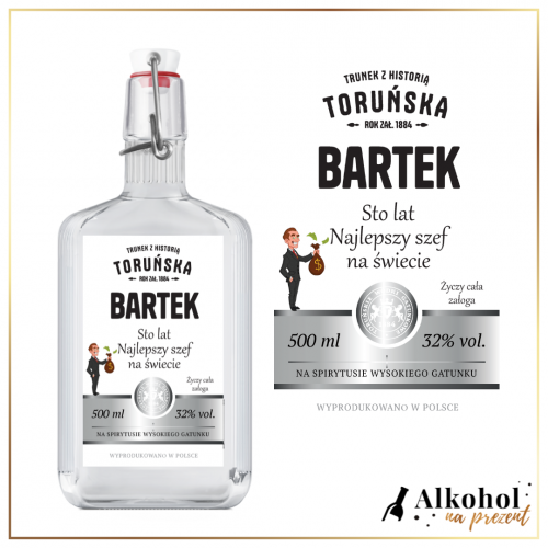 SZEF WÓDKA TORUŃSKA CZYSTA - PREZENT DLA SZEFA