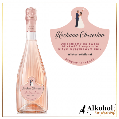 CHRZESTNA FREIXENET ROSE ROYAL - PREZENT NA PODZIĘKOWANIA DLA CHRZESTNEJ