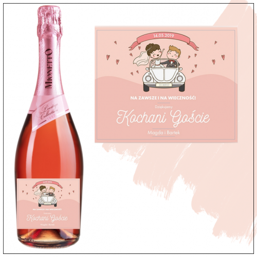 JUST MARRIED PROSECCO MIONETTO ROSÉ