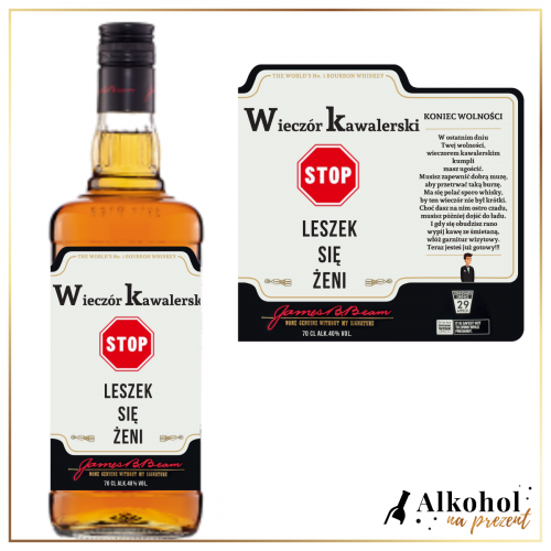 KAWALERSKI JIM BEAM WHITE - PREZENT NA WIECZÓR KAWALERSKI