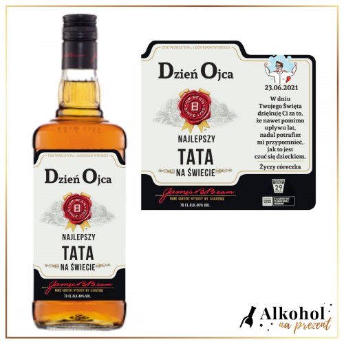 NAJLEPSZY TATA NA ŚWIECIE JIM BEAM WHITE