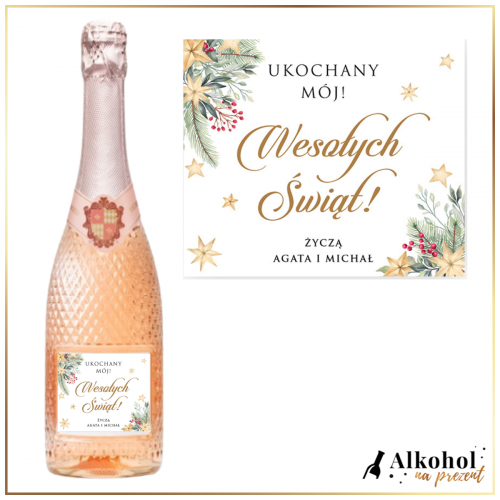 WESOŁYCH ŚWIĄT MICHELANGELO SPUMANTE ROSE