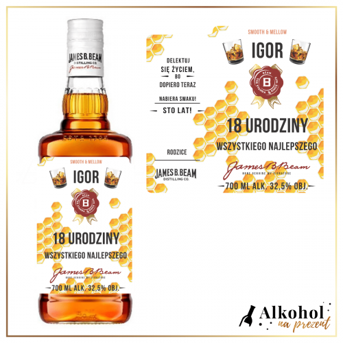ŻYCZENIA URODZINOWE JIM BEAM HONEY