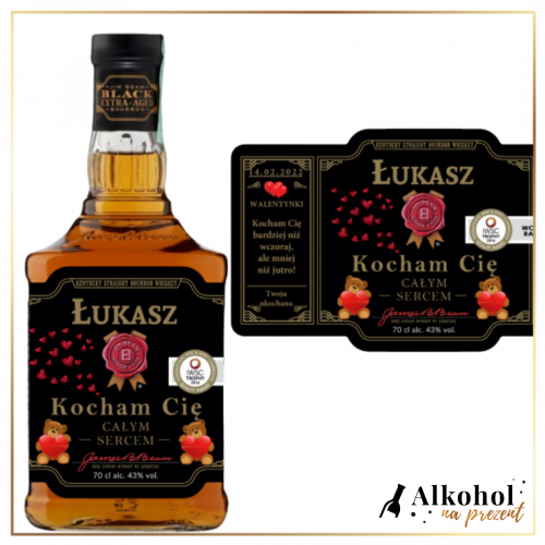 WALENTYNKOWY JIM BEAM BLACK