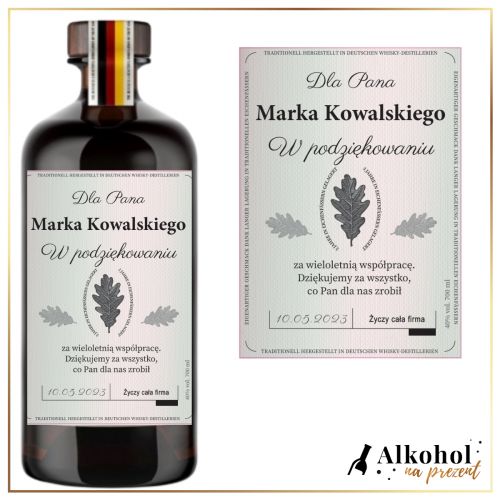 PODZIĘKOWANIA WHISKY EICHENFASS - PREZENT NA KAŻDĄ OKAZJĘ