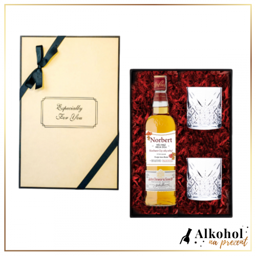 MÓJ MĄŻ-MOJA SIŁA DEWAR'S + SZKLANKI DRINKÓWKI