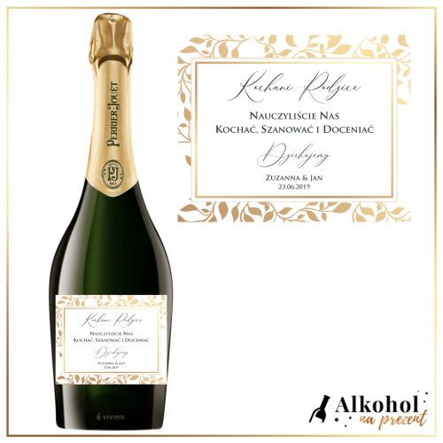 PODZIĘKOWANIA SZAMPAN PERRIER JOUET GRAND BRUT