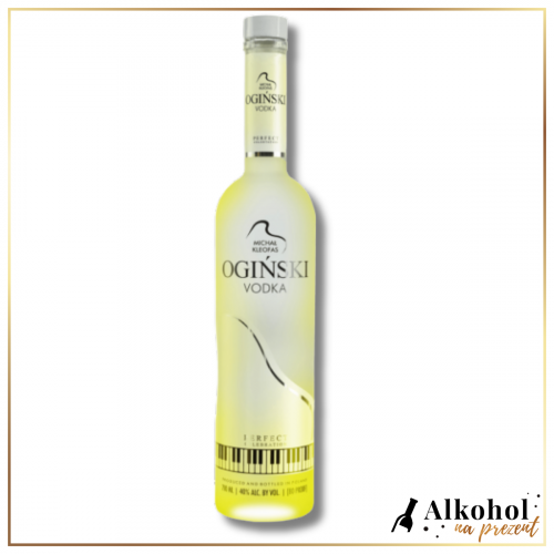 WÓDKA OGIŃSKI BIAŁY WEDDING EDITION W PODŚWIETLANEJ BUTELCE - LUKSUSOWY PODARUNEK