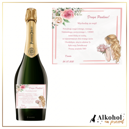 WYCHODZĘ ZA MĄŻ SZAMPAN PERRIER JOUET GRAND BRUT